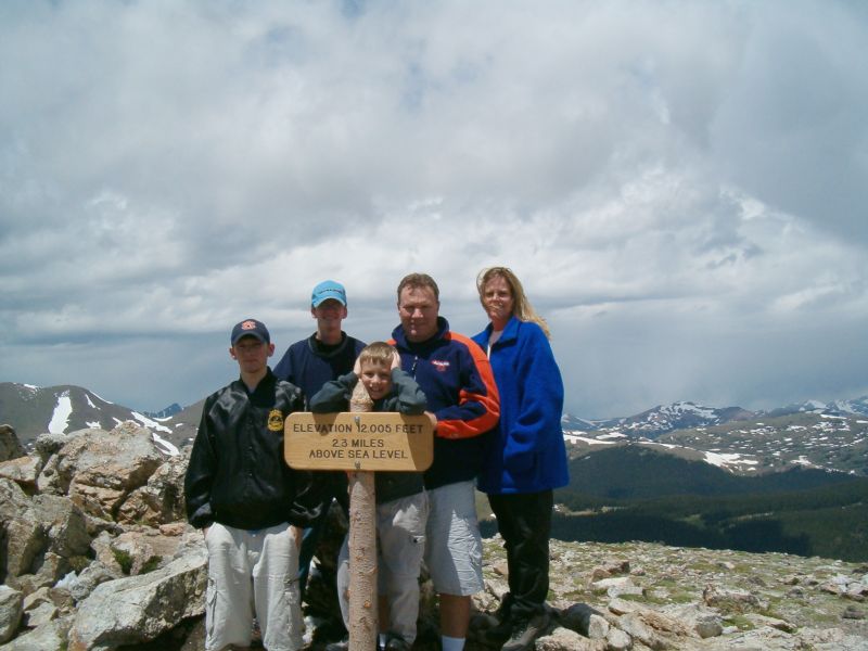 The crew in Colorado
