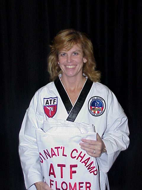 ATF 2001 Women's VIP Division National Champion Donna Flomer